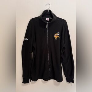 SPORTS ILLUSTRATED Black Fleece NFL Full Zip MN Vikings Football Coat Jacket XL